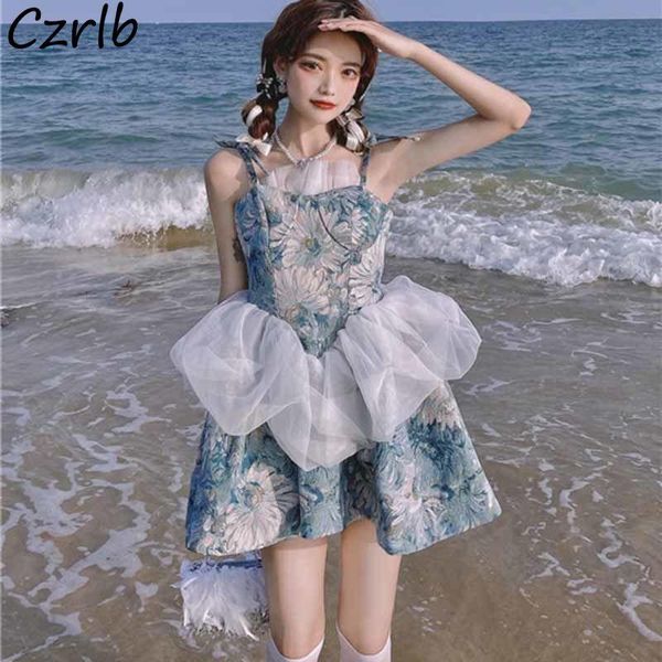 casual dresses sleeveless women patchwork design french style beach romanticism dating temperament aesthetic print clothing, Black;gray
casual dresses sleeveless women patchwork design french style beach romanticism dating temperament aesthetic print clothing, Black;gray