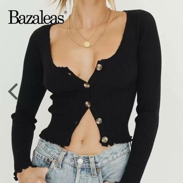 women's knits & tees bazaleas streetwear white black patchwork knitted cardigan pull femme vintage sweater
women's knits & tees bazaleas streetwear white black patchwork knitted cardigan pull femme vintage sweater