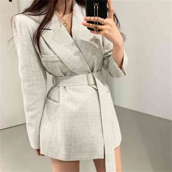 autumn sweet women jacket stripe white suits outwear elegant korea loose ladies office coat 210603, Black;brown
autumn sweet women jacket stripe white suits outwear elegant korea loose ladies office coat 210603, Black;brown