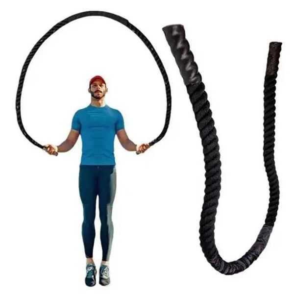 battle rope black 25mm fitness heavy jump weighted skipping ropes for men women outdoor sports
battle rope black 25mm fitness heavy jump weighted skipping ropes for men women outdoor sports