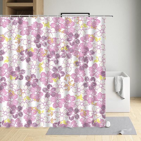 pink cherry blossoms tree background shower curtain peach blossom waterproof cloth bathroom decor bath screen with hooks curtains
pink cherry blossoms tree background shower curtain peach blossom waterproof cloth bathroom decor bath screen with hooks curtains