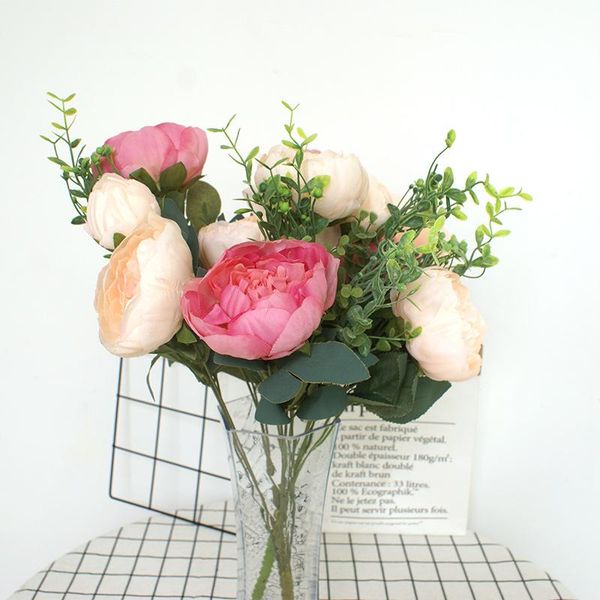 decorative flowers & wreaths simulation peony artificial flower bouquet home living room decoration fake plants wedding road leads layout
decorative flowers & wreaths simulation peony artificial flower bouquet home living room decoration fake plants wedding road leads layout