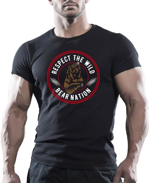 Bear Nation T-Shirts - Print Men Women Wild Casual Short Sleeve Graphic Tee Tops, White;black
Bear Nation T-Shirts - Print Men Women Wild Casual Short Sleeve Graphic Tee Tops, White;black