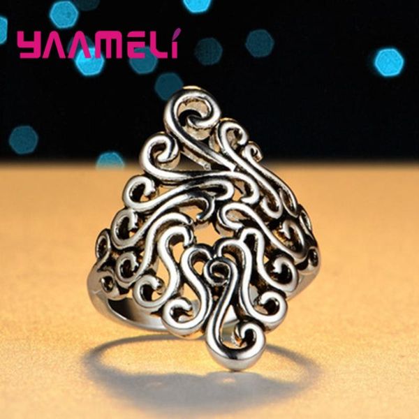cluster rings arrival fashion retro exaggerate ring 925 sterling silver women hollow out coacktail big knuckle for female, Golden;silver
cluster rings arrival fashion retro exaggerate ring 925 sterling silver women hollow out coacktail big knuckle for female, Golden;silver