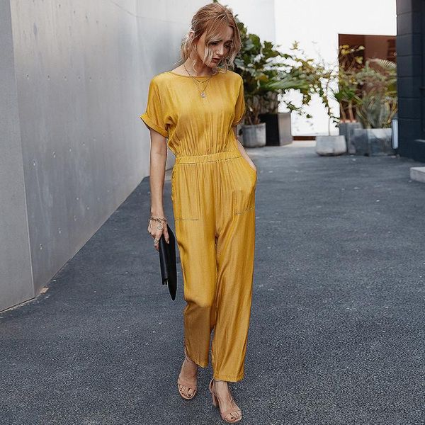 women's jumpsuits & rompers jumpsuit women 2021 summer short sleeve fashion solid casual overalls autumn office lady straight leg, Black;white
women's jumpsuits & rompers jumpsuit women 2021 summer short sleeve fashion solid casual overalls autumn office lady straight leg, Black;white