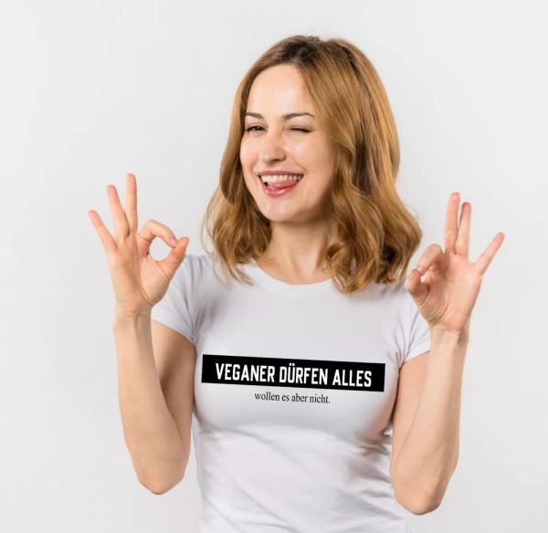 Women T-SHIRT VEGANS may everything favourite failure Vegan Vegetarian fleischlos, Mainly pictures
Women T-SHIRT VEGANS may everything favourite failure Vegan Vegetarian fleischlos, Mainly pictures