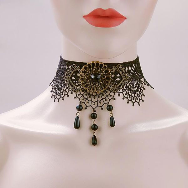 chokers halloween choker necklace punk vintage charm clavicle black lace party jewelry accessories, Golden;silver
chokers halloween choker necklace punk vintage charm clavicle black lace party jewelry accessories, Golden;silver