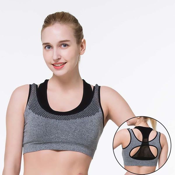 gym clothing women's fashion comfortable and breathable high impact sports underwear shockproof no steel ring yoga bra, White;black
gym clothing women's fashion comfortable and breathable high impact sports underwear shockproof no steel ring yoga bra, White;black