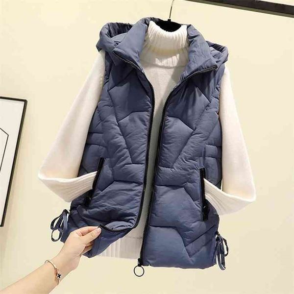 women haze blue sleeveless vest winter warm plus size 4xl down cotton padded female veats collar waistcoat 210819, Black;white
women haze blue sleeveless vest winter warm plus size 4xl down cotton padded female veats collar waistcoat 210819, Black;white
