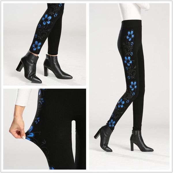 pants plus size warm women leggings winter mid velvet high waist thick floral midtrousers 4xl l13, Black
pants plus size warm women leggings winter mid velvet high waist thick floral midtrousers 4xl l13, Black
