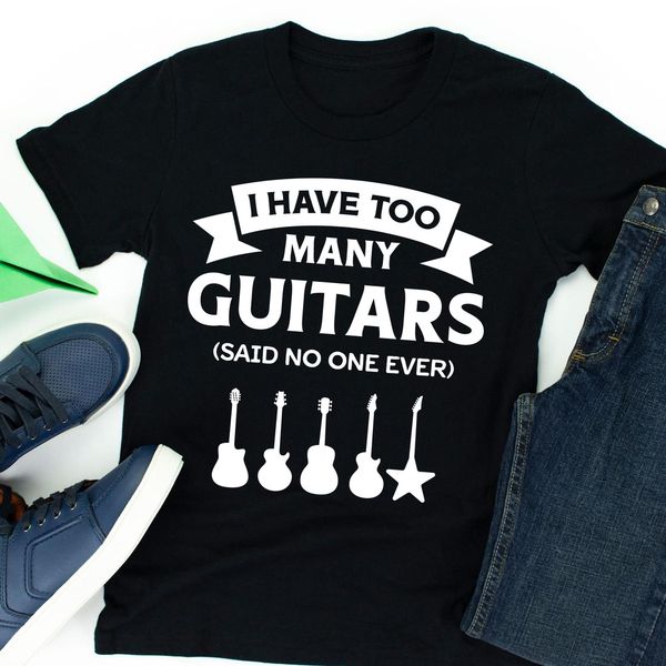 funny guitar shirt, i have too many guitars shirt, guitarist gift, guitarist tee, White;black
funny guitar shirt, i have too many guitars shirt, guitarist gift, guitarist tee, White;black