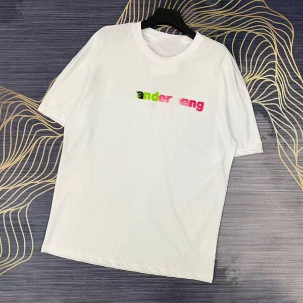 letter new gradual change 21s printed cotton summer round neck tricolor short sleeve t-shirt for lovers, Gray
letter new gradual change 21s printed cotton summer round neck tricolor short sleeve t-shirt for lovers, Gray