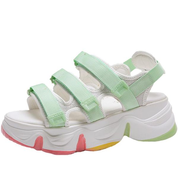 rainbow sole women's platform sandals 2021 summer fashion mesh breathable women comfortable shoes ladies beach footwears, Black
rainbow sole women's platform sandals 2021 summer fashion mesh breathable women comfortable shoes ladies beach footwears, Black