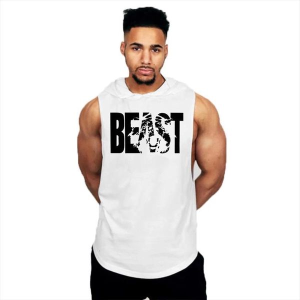 mens gym bodybuilding stringer men vest 100% cotton fitness training hooded muscular sleeveless, White;black 
mens gym bodybuilding stringer men vest 100% cotton fitness training hooded muscular sleeveless, White;black
