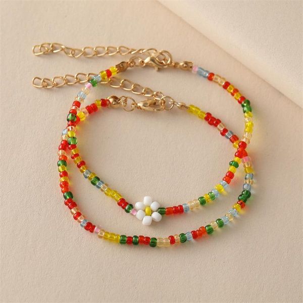 link, chain cute and sweet little daisy color rice bead bracelet bohemian personality trend beaded party jewelry accessories female, Black
link, chain cute and sweet little daisy color rice bead bracelet bohemian personality trend beaded party jewelry accessories female, Black