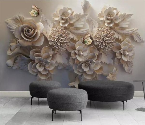 wallpapers custom mural 3d wallpaper european aesthetic three-dimensional relief flower butterfly living room sofa background
wallpapers custom mural 3d wallpaper european aesthetic three-dimensional relief flower butterfly living room sofa background