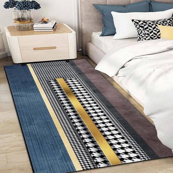 carpets luxury geometric blue gold 3d rectangle for bedroom bedside area rug nordic kitchen floor mat modern home decoration
carpets luxury geometric blue gold 3d rectangle for bedroom bedside area rug nordic kitchen floor mat modern home decoration