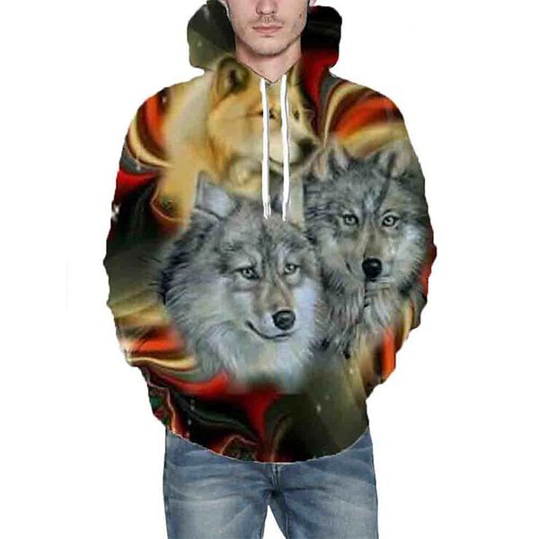 fierce wolf family men's 3d printing hoodie visual impact party punk gothic round neck american sweatshirt hoodie, Black
fierce wolf family men's 3d printing hoodie visual impact party punk gothic round neck american sweatshirt hoodie, Black