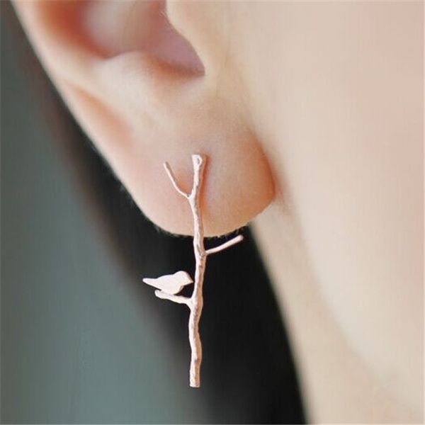 european and american fashion trend chandelier simple leaves bird earrings personality versatile, Silver
european and american fashion trend chandelier simple leaves bird earrings personality versatile, Silver
