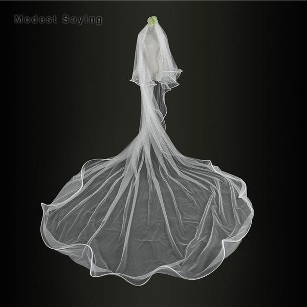 bridal veils arrival romantic ivory 3.5m 2 layers pencil edge wedding with comb cathedral train velos de novia 2021, Black
bridal veils arrival romantic ivory 3.5m 2 layers pencil edge wedding with comb cathedral train velos de novia 2021, Black