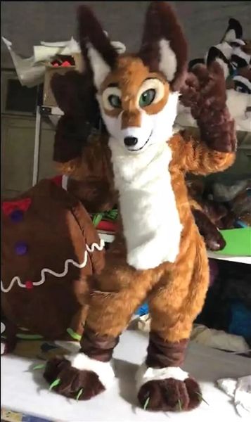 2022 long fur wolf dog mascot costume halloween christmas cartoon character outfits suit advertising leaflets clothings carnival adults outf, Red;yellow
2022 long fur wolf dog mascot costume halloween christmas cartoon character outfits suit advertising leaflets clothings carnival adults outf, Red;yellow