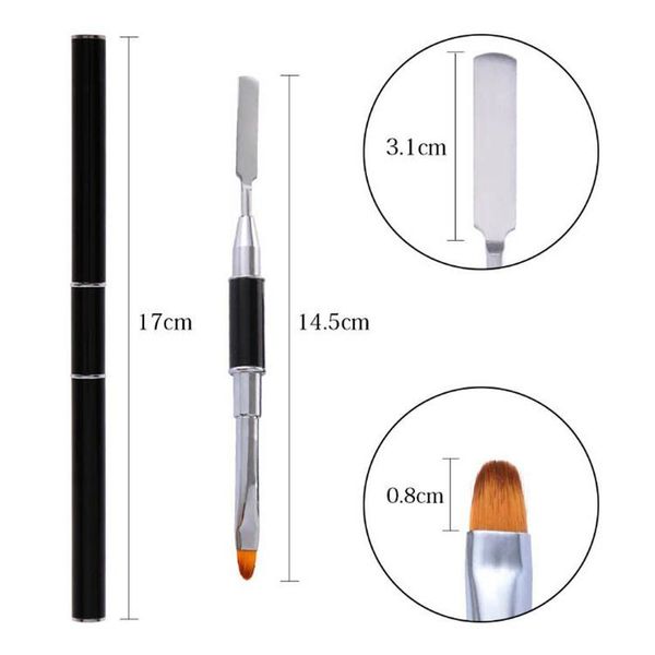 nail brushes 1pc double head art uv gel polish design pen manicure tools acrylic brush, Yellow
nail brushes 1pc double head art uv gel polish design pen manicure tools acrylic brush, Yellow