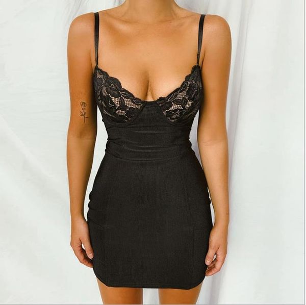 casual dresses lace mini dress women spaghetti strap summer backless short ladies sheath club, Black;gray
casual dresses lace mini dress women spaghetti strap summer backless short ladies sheath club, Black;gray