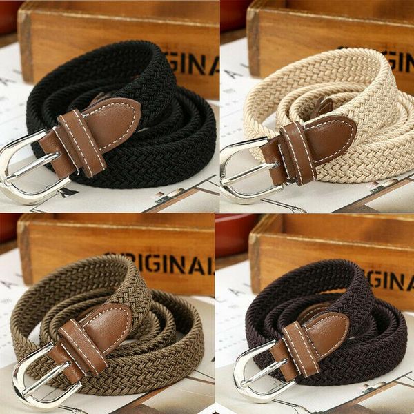 belts fashion braided leather elastic stretch cross buckle pin belt waistband, Black;brown
belts fashion braided leather elastic stretch cross buckle pin belt waistband, Black;brown