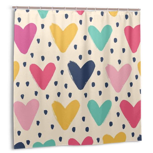 shower curtain,seamless pattern with hand drawn heart on a dark background bath curtain set with hooks
shower curtain,seamless pattern with hand drawn heart on a dark background bath curtain set with hooks