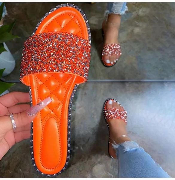 summer women's slippers zapatos de mujer fashion bling beach slipper flat shoes women slides plus size flip flops open toe, Black
summer women's slippers zapatos de mujer fashion bling beach slipper flat shoes women slides plus size flip flops open toe, Black