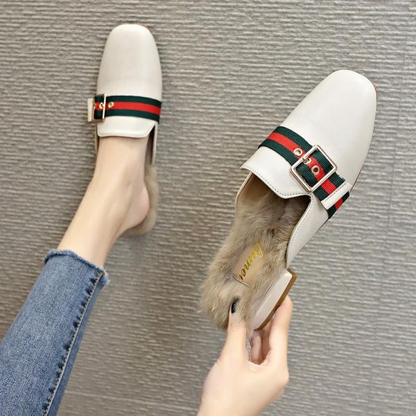 baotou half slippers women's outer wear 2021 autumn net red hairy shoes, lazy low-heeled mules shoes, Black
baotou half slippers women's outer wear 2021 autumn net red hairy shoes, lazy low-heeled mules shoes, Black