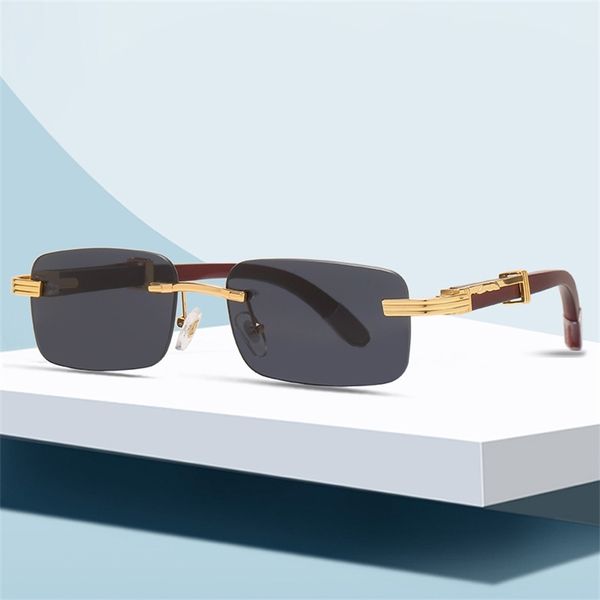 new kajia sunglasses men's and women's frameless wooden spring leg sunglasses glasses factory wholesale, White;black
new kajia sunglasses men's and women's frameless wooden spring leg sunglasses glasses factory wholesale, White;black