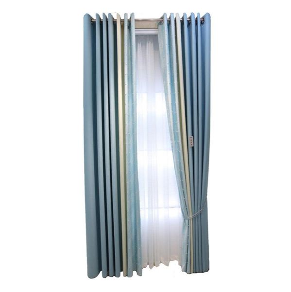 custom 2021 fresh blue stitch nordic minimalist modern curtain living room bedroom study window shade customization & drapes
custom 2021 fresh blue stitch nordic minimalist modern curtain living room bedroom study window shade customization & drapes