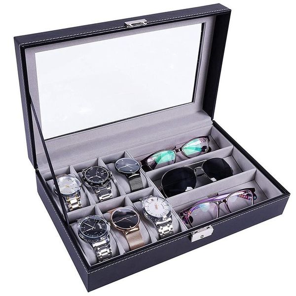 jewelry pouches, bags 9 grids watch box leather glass storage luxury display, Pink;blue
jewelry pouches, bags 9 grids watch box leather glass storage luxury display, Pink;blue