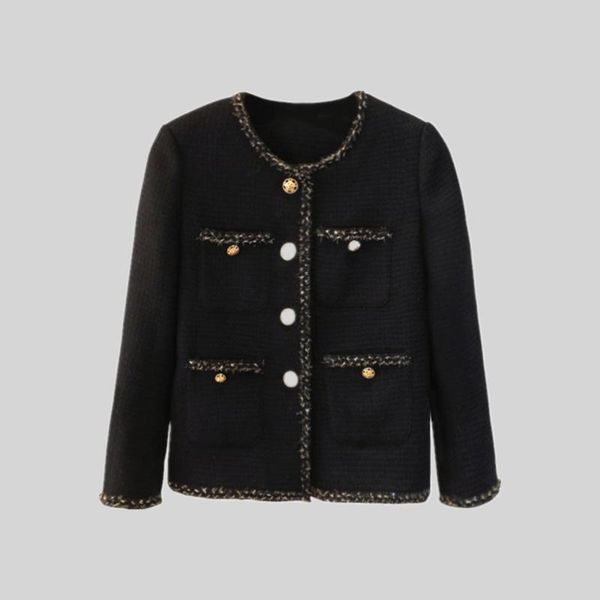 women's jackets brand fashion women high spring autumn vintage elegant ladies wool short jacket coat, Black;brown
women's jackets brand fashion women high spring autumn vintage elegant ladies wool short jacket coat, Black;brown