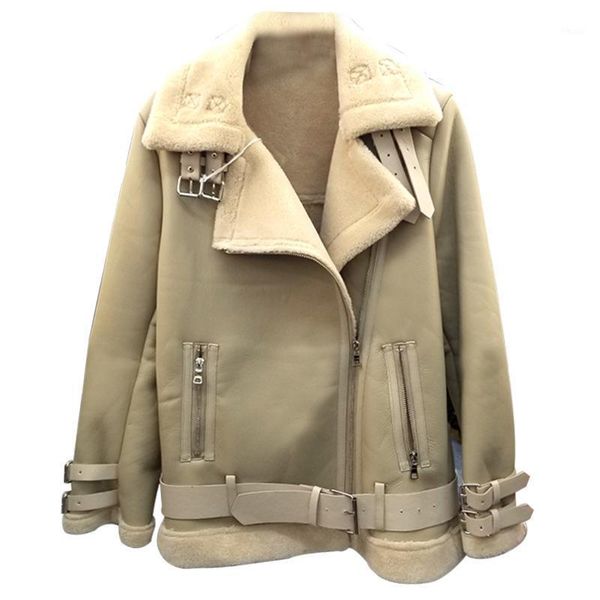 women's leather & faux plus size s to 3xl 4xl women jacket 2021 fur winter locomotive warm thick sheepskin shearing suede coat1, Black
women's leather & faux plus size s to 3xl 4xl women jacket 2021 fur winter locomotive warm thick sheepskin shearing suede coat1, Black