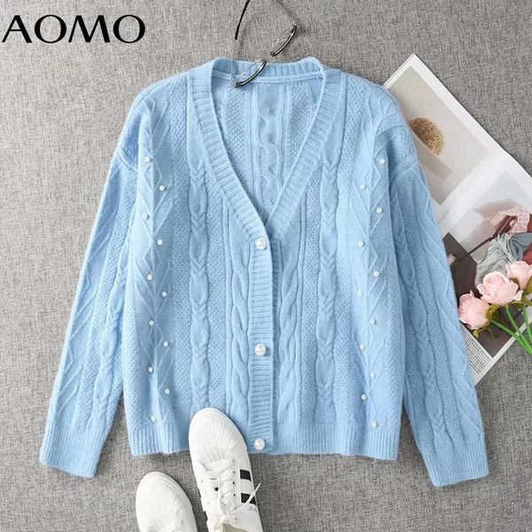 women's knits & tees aomo women elegant twist pearl buttons crop cardigan vintage jumper 2021 oversized knitted 2j58a, White
women's knits & tees aomo women elegant twist pearl buttons crop cardigan vintage jumper 2021 oversized knitted 2j58a, White