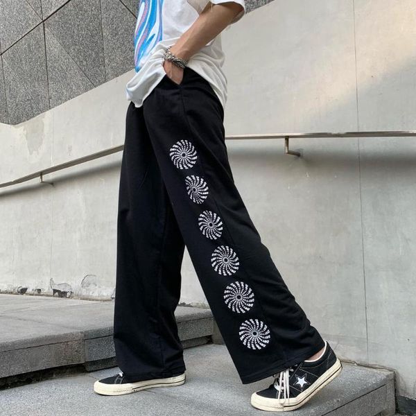 women's pants & capris casual cool trousers streetwear women wide-legged jogger hip-hop men's punk overalls 2021 fashion printed y, Black;white
women's pants & capris casual cool trousers streetwear women wide-legged jogger hip-hop men's punk overalls 2021 fashion printed y, Black;white