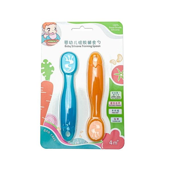cups, dishes & utensils 2pcs lovely baby learning spoons set infant toddler anti-slip feeding training tableware silicone teether 40jc
cups, dishes & utensils 2pcs lovely baby learning spoons set infant toddler anti-slip feeding training tableware silicone teether 40jc