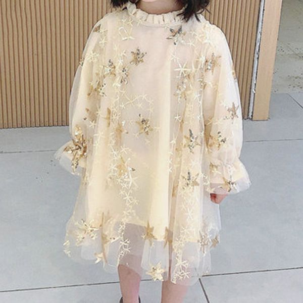 spring autumn girls dress princess long sleeve star print lace baby child clothing 210515, Red;yellow
spring autumn girls dress princess long sleeve star print lace baby child clothing 210515, Red;yellow