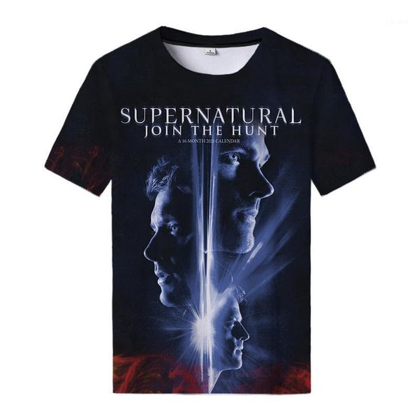 men's t-shirts supernatural 3d print t-shirt tv series streetwear men women casual fashion oversized t shirt harajuku tees, White;black
men's t-shirts supernatural 3d print t-shirt tv series streetwear men women casual fashion oversized t shirt harajuku tees, White;black