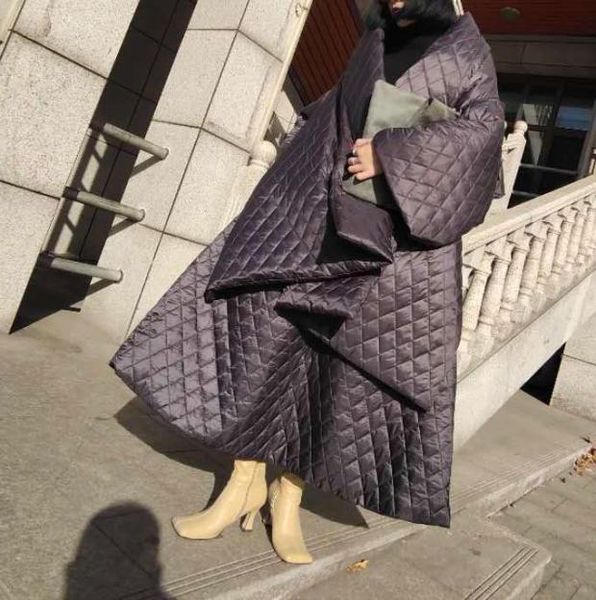 new design cotton cloak shawl solid loose rhombic suit winter jacket women 210421, Black
new design cotton cloak shawl solid loose rhombic suit winter jacket women 210421, Black