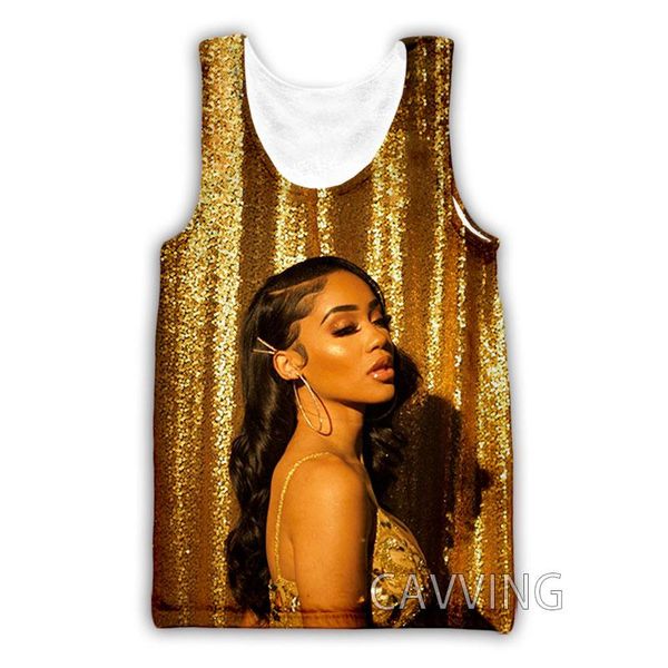 men' tank cavving 3d printed saweetie harajuku vest summer undershirt shirts streetwear for men/women, White;black
men' tank cavving 3d printed saweetie harajuku vest summer undershirt shirts streetwear for men/women, White;black