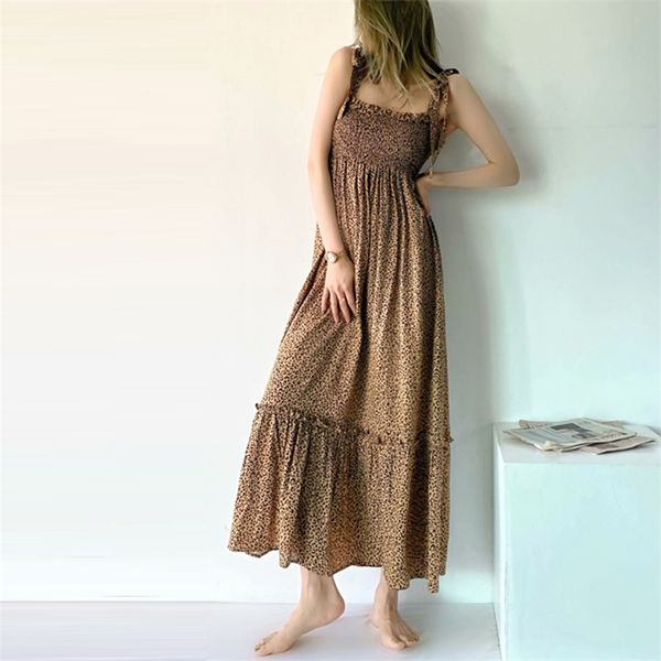 women summer fashion leopard tank dress sleeveless fit and flare elastic bust female vintage elegant mid-calf dresses 210513, Black;gray
women summer fashion leopard tank dress sleeveless fit and flare elastic bust female vintage elegant mid-calf dresses 210513, Black;gray