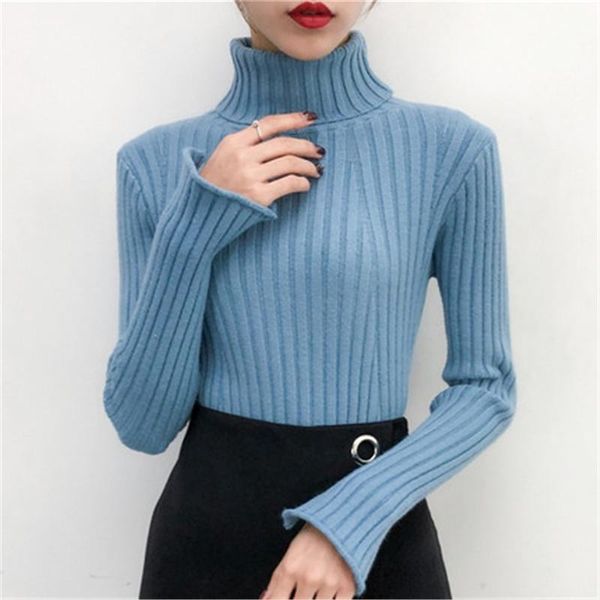 women's sweaters autumn winter knit sweater women turtleneck pullover elasticity plus size solid color loose long sleeve warm female j, White;black
women's sweaters autumn winter knit sweater women turtleneck pullover elasticity plus size solid color loose long sleeve warm female j, White;black