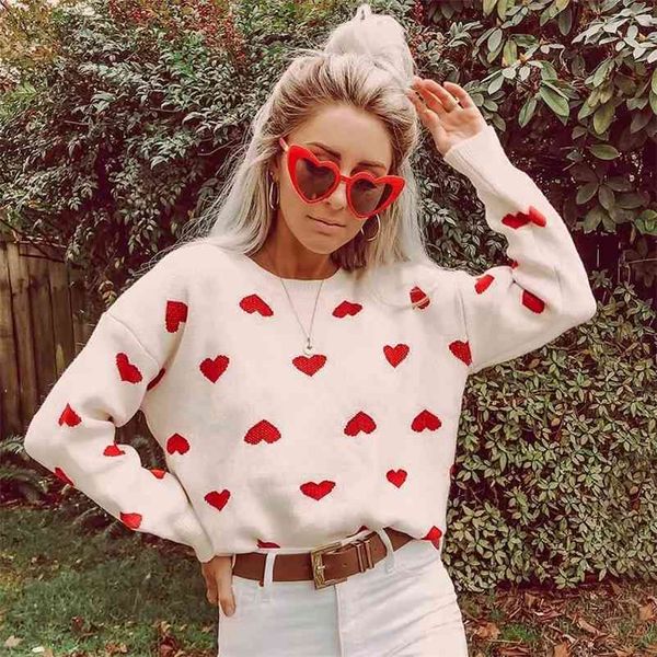 foridol oversized knitted sweater women heart print casual autumn winter long sleeve sweater pullover jumper 210415, White;black
foridol oversized knitted sweater women heart print casual autumn winter long sleeve sweater pullover jumper 210415, White;black