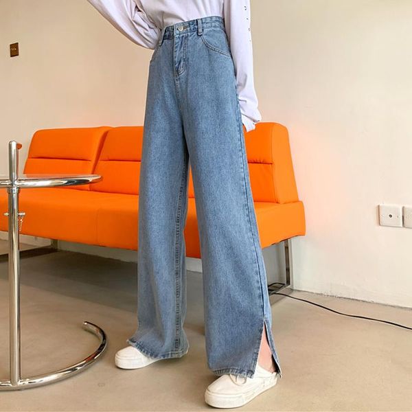 women's jeans high waist casual women denim pants 2021 spirng autumn female loose wide leg pant full length trouses plus size 4xl, Blue
women's jeans high waist casual women denim pants 2021 spirng autumn female loose wide leg pant full length trouses plus size 4xl, Blue