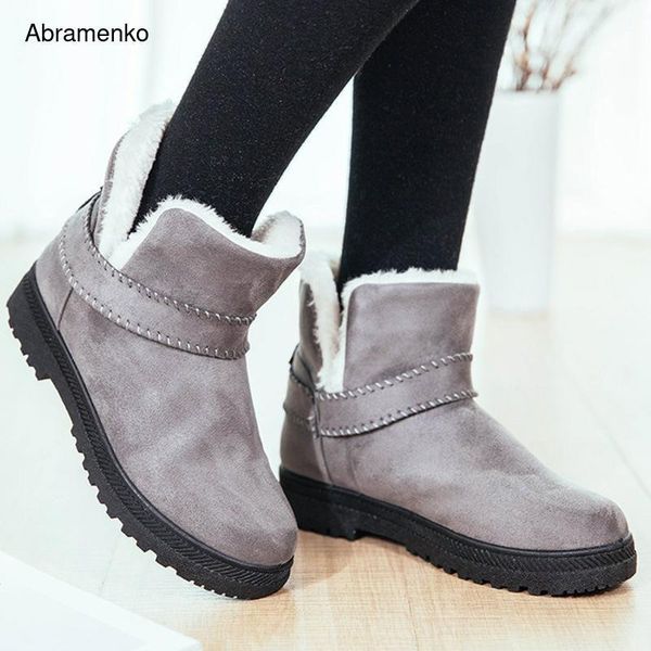 boots women's winter warm classic lace up ankle snow ladies fur flat black shoes thick bottom female fashion plus size 35-44
boots women's winter warm classic lace up ankle snow ladies fur flat black shoes thick bottom female fashion plus size 35-44