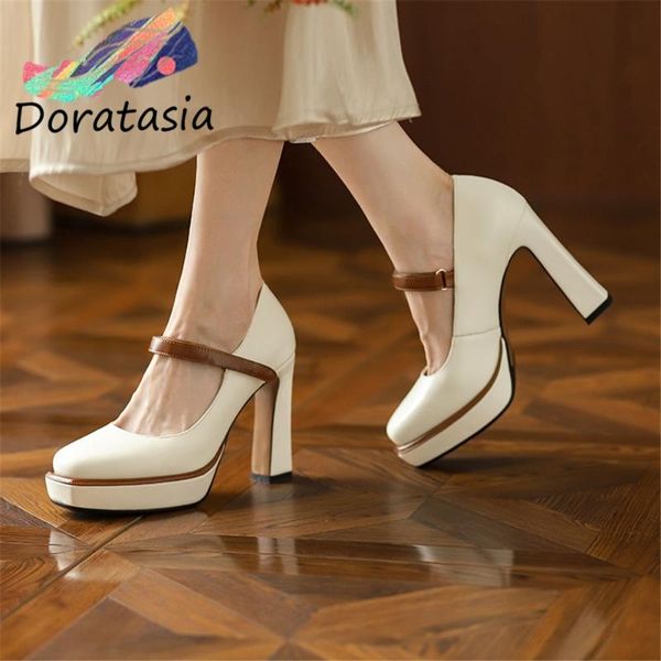dress shoes doratasia elegant office lady pumps mixed color hook loop shallow platform women luxury fashion casual quality, Black
dress shoes doratasia elegant office lady pumps mixed color hook loop shallow platform women luxury fashion casual quality, Black