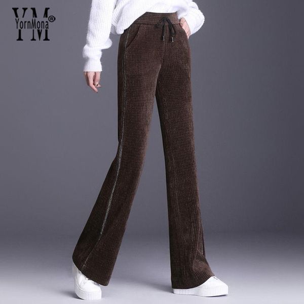 women's pants & capris yornmona wide leg women autumn winter velvet warm casual loose long trousers female comfy corduroy plus size 4xl, Black;white
women's pants & capris yornmona wide leg women autumn winter velvet warm casual loose long trousers female comfy corduroy plus size 4xl, Black;white